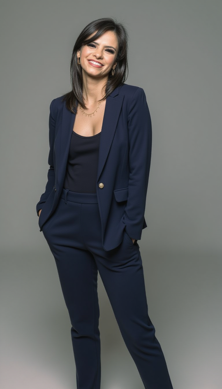 Retrato de Penélope La Yunta, estrategista de arquitetura de ofertas digitais